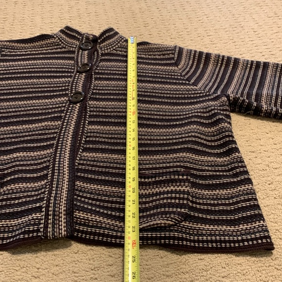 Croft & Barrow kimono sleeve, open front sweater - Picture 10 of 13